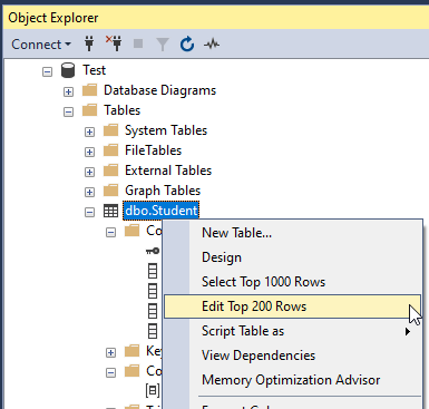 SQL Server Management Studio - CHECK 制約を作成する 8