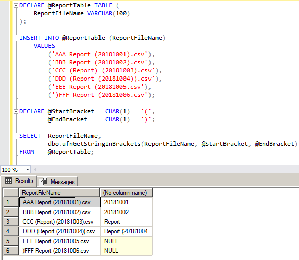 SQL で括弧内の文字列を取り出す 2