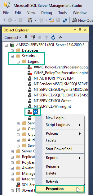 SQL Server - 認証モードの変更方法 3