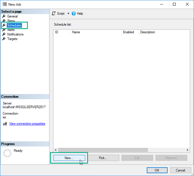 SQL Server - ジョブの作成とスケジュール設定方法 12