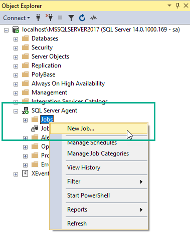 SQL Server - ジョブの作成とスケジュール設定方法 7