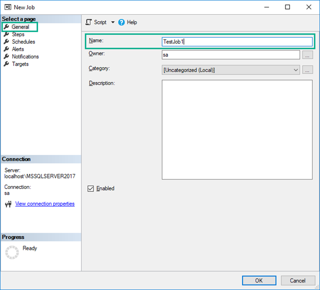 SQL Server - ジョブの作成とスケジュール設定方法 8