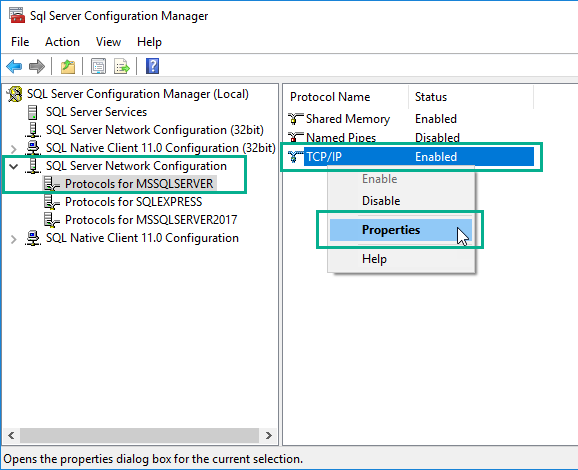 SQL Server が使用しているポートを確認する方法　2