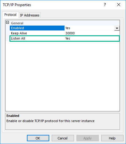 SQL Server が使用しているポートを確認する方法　3