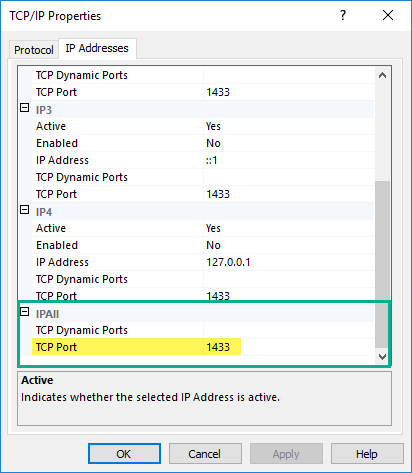 SQL Server が使用しているポートを確認する方法　4