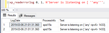 SQL Server が使用しているポートを確認する方法　8