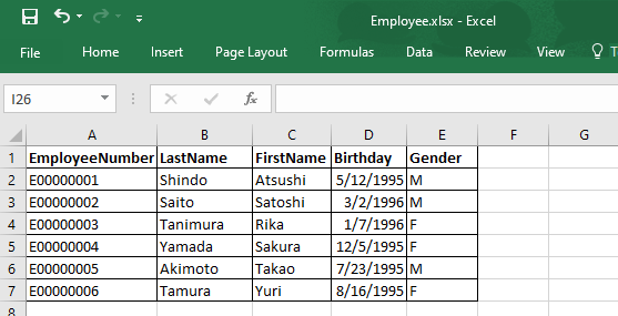 SQL Server Management Studio - Excel ファイルをインポートする 1