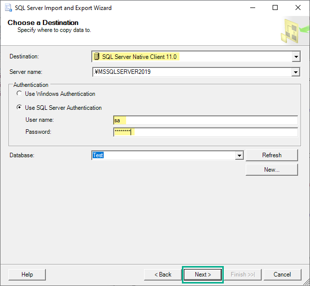 SQL Server Management Studio - Excel ファイルをインポートする 5