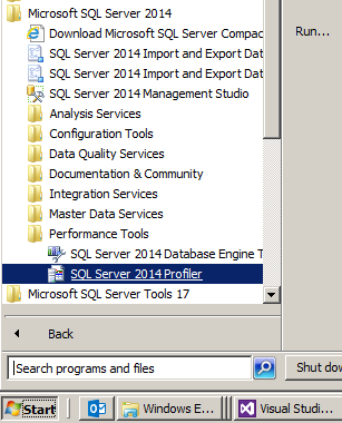 SQL Server Profiler の使い方　1