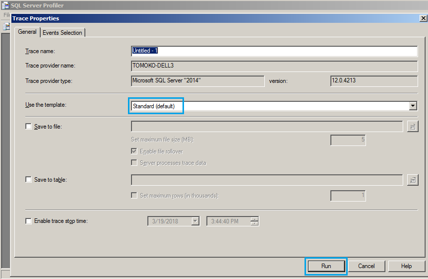 SQL Server Profiler の使い方　4