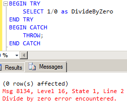 SQL Server で意図的にエラーを起こす 4
