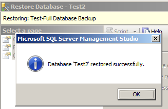 フル（完全）バックアップを違うデータベースにリストアする方法 7