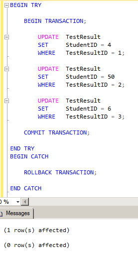 エラー発生時のトランザクションのロールバック 6