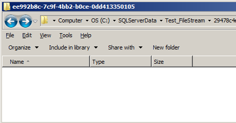 SQL Server: FILESTREAM（ファイルストリーム） を使ってファイルを保存する方法 12