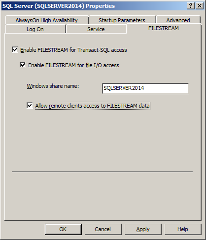 SQL Server: FILESTREAM（ファイルストリーム） を使ってファイルを保存する方法 2