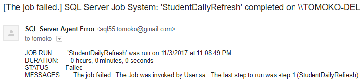 Database Mail の設定 23
