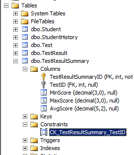 ユーザー定義関数を使った CHECK 制約を作成する 4