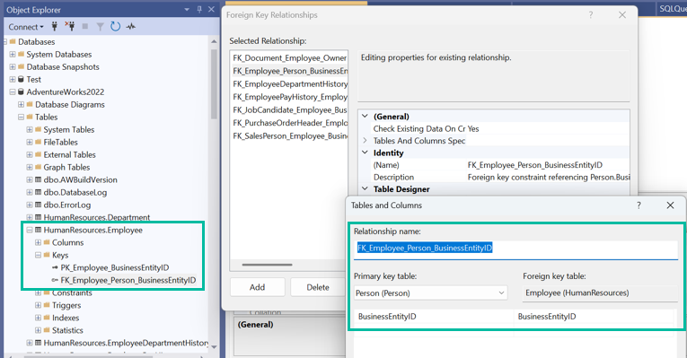 SQL Server - 外部キーと参照先の一覧を取得する方法 3