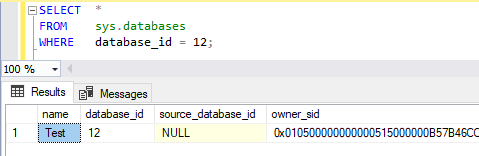T-SQL で現在のデータベース名を取得する方法 3