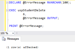 SQL Server のストアドプロシージャを作成する 5