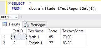 SQL Server のユーザー定義のテーブル値関数を作成する 4
