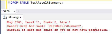 DROP TABLE でテーブルを削除する 4