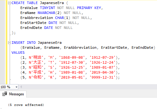 西暦の日付を和暦（元号）の日付に変換するユーザー定義関数 1