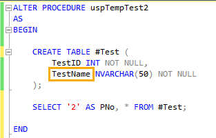 SQL Server で一時テーブルを使う時のちょっとした注意点　8